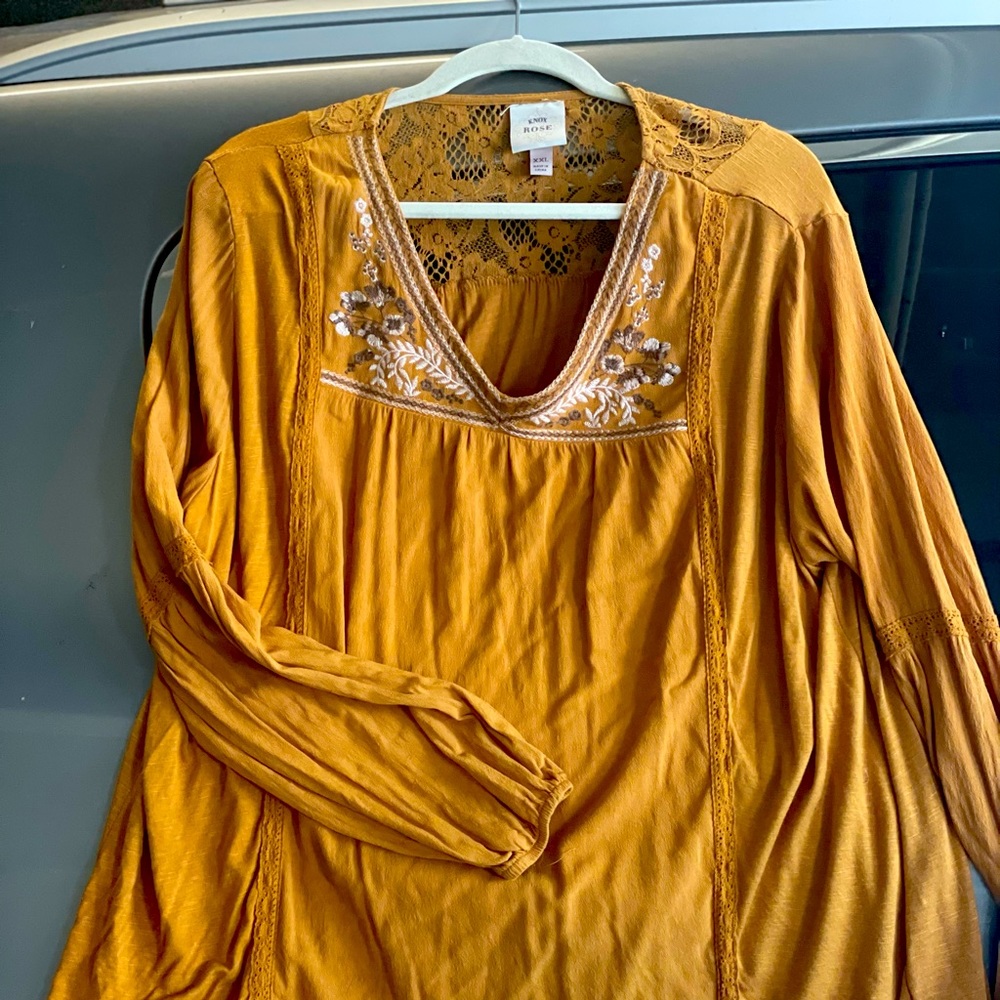 Golden BOHO Blouse